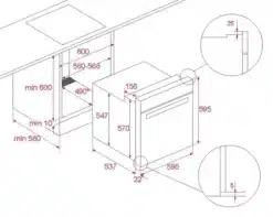 Пиролитична фурна Teka HLB 85 Infinity G1 MaestroPizza - черен мат